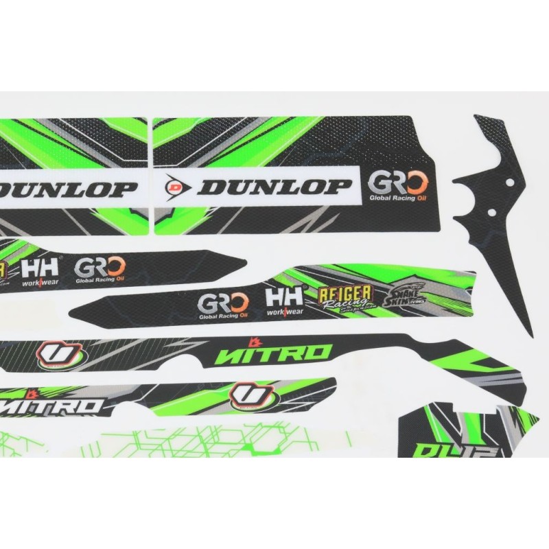 Kit autocollant VERTIGO 2023 DL12 partie cycle