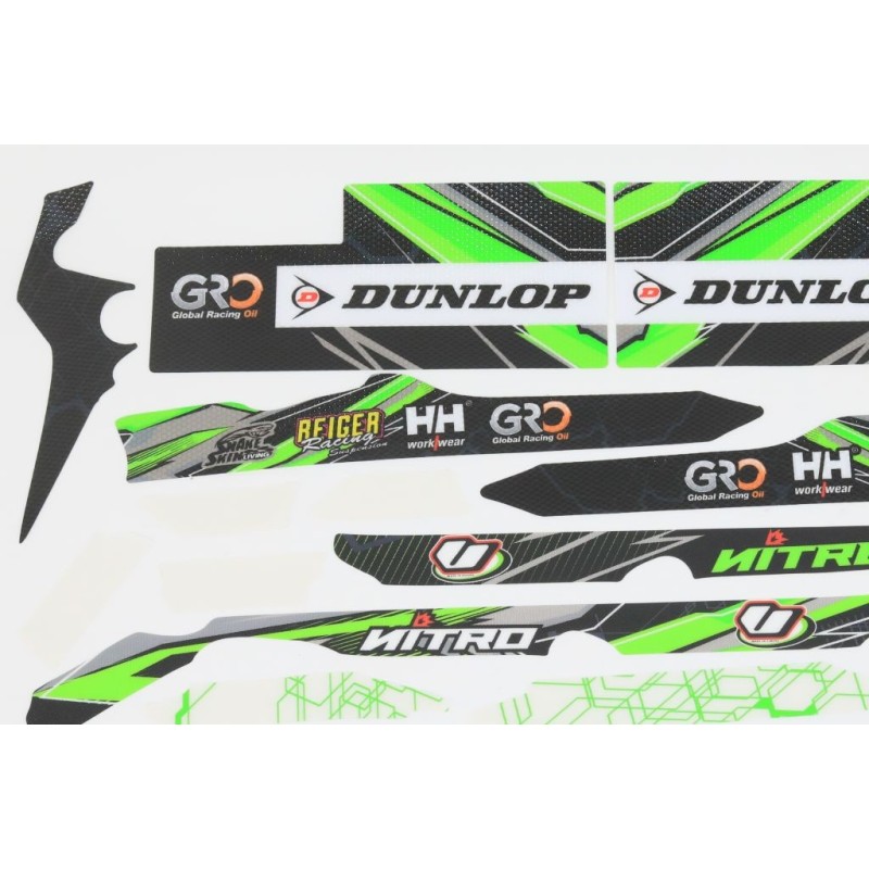 Kit autocollant VERTIGO 2023 DL12 partie cycle