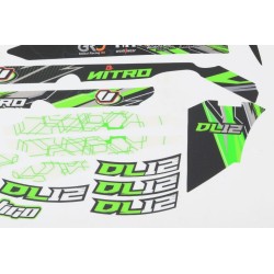 Kit autocollant VERTIGO 2023 DL12 partie cycle