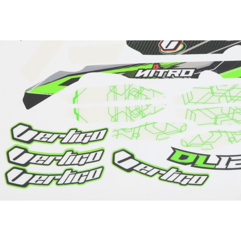 Kit autocollant VERTIGO 2023 DL12 partie cycle