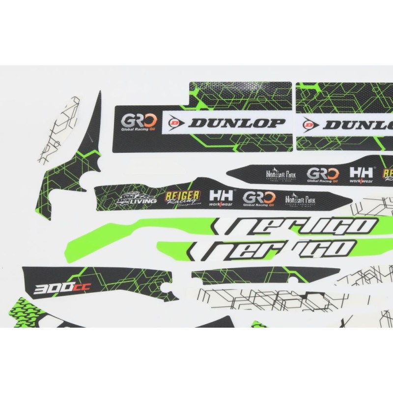 Kit autocollant VERTIGO 2023 Nitro partie cycle