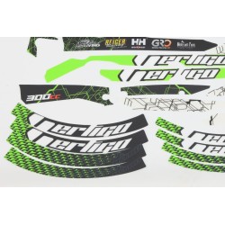 Kit autocollant VERTIGO 2023 Nitro partie cycle