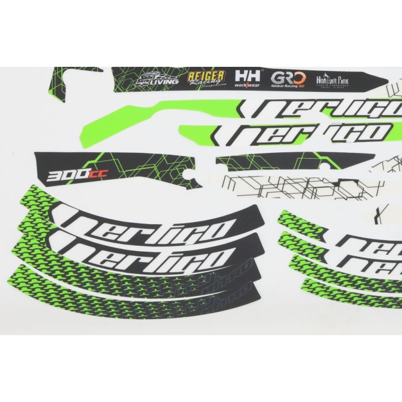 Kit autocollant VERTIGO 2023 Nitro partie cycle