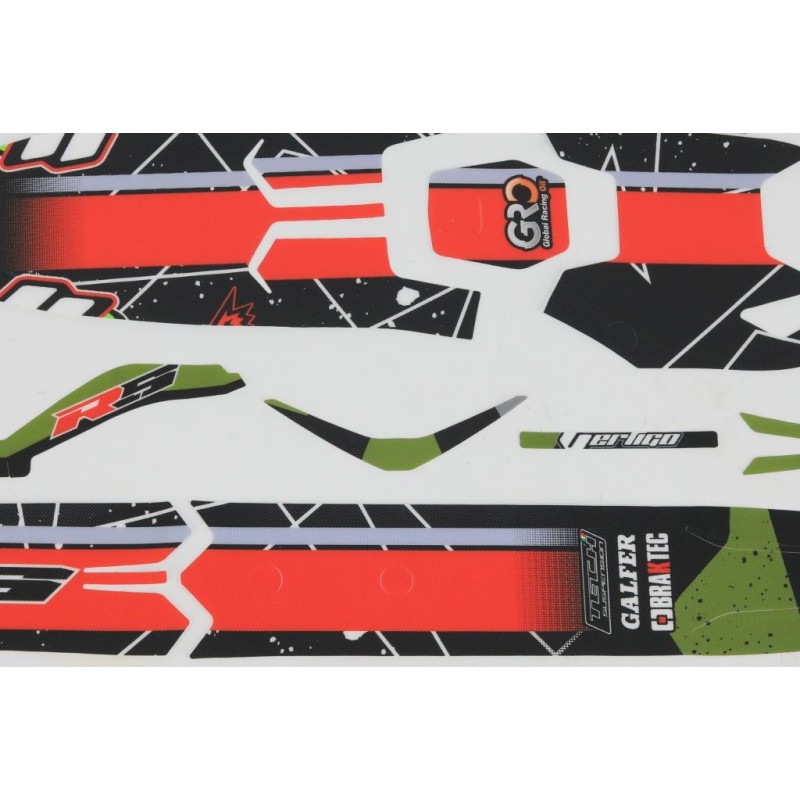 Kit autocollant VERTIGO 2023 Nitro RS partie plastique