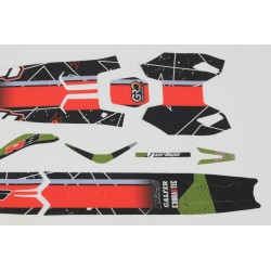 Kit autocollant VERTIGO 2023 Nitro RS partie plastique
