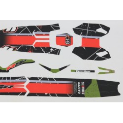 Kit autocollant VERTIGO 2023 Nitro RSR partie plastique