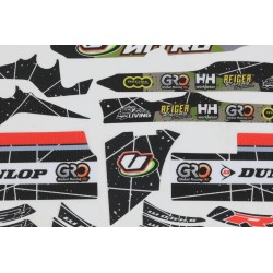 Kit autocollant VERTIGO 2023 Nitro RSR partie cycle