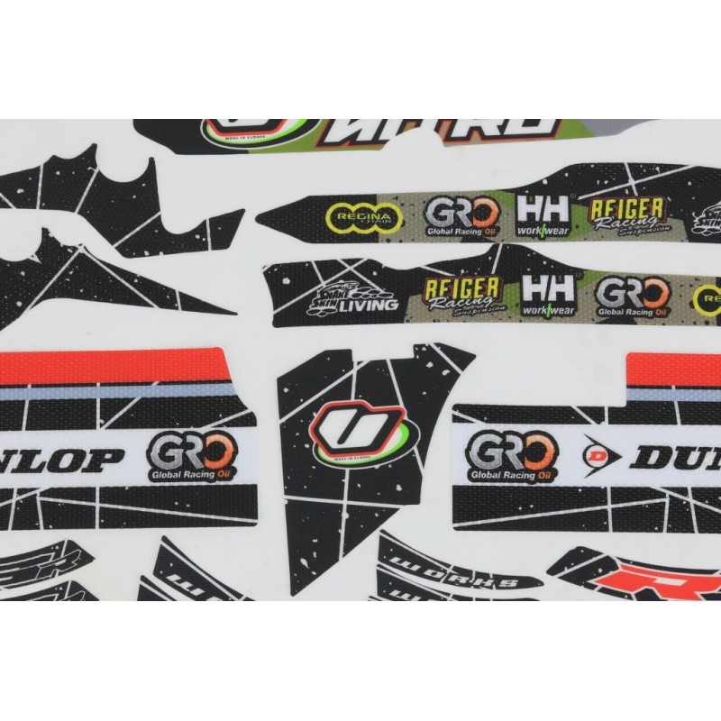 Kit autocollant VERTIGO 2023 Nitro RSR partie cycle