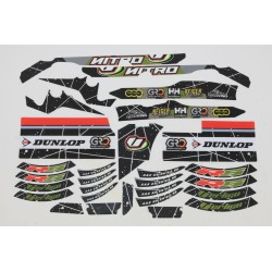 Kit autocollant VERTIGO 2023 Nitro RS partie cycle