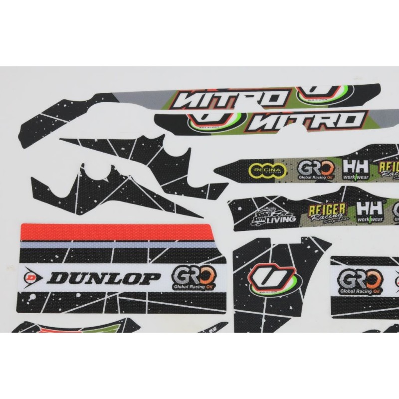Kit autocollant VERTIGO 2023 Nitro RS partie cycle