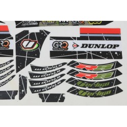 Kit autocollant VERTIGO 2023 Nitro RS partie cycle