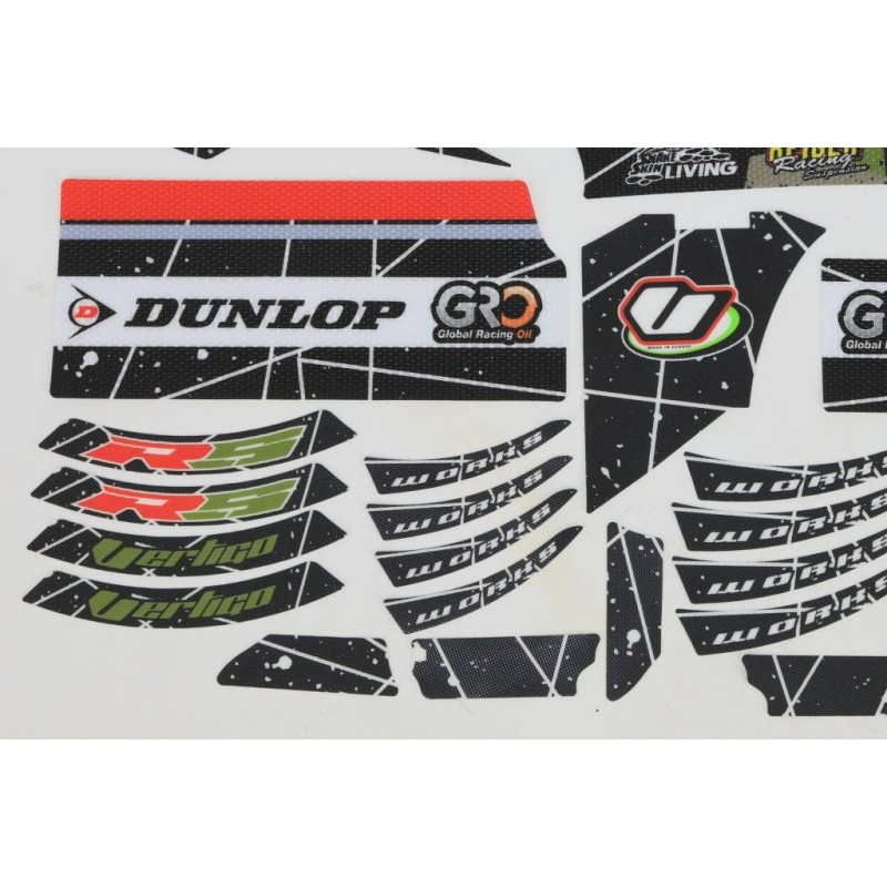 Kit autocollant VERTIGO 2023 Nitro RS partie cycle