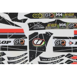 Kit autocollant VERTIGO 2023 Nitro RS partie cycle