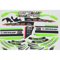 Kit autocollant VERTIGO 2024 Nitro partie cycle