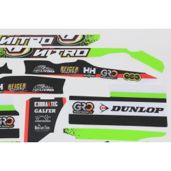 Kit autocollant VERTIGO 2024 Nitro partie cycle