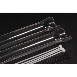 Protection fourche plastique courte VERTIGO Tech transparente