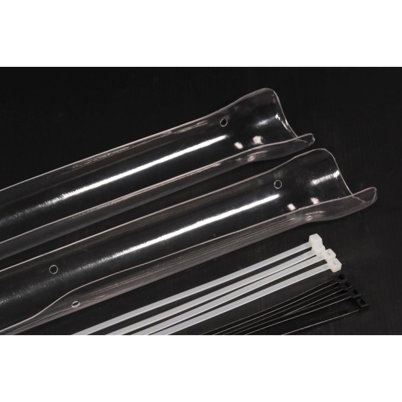 Protection fourche plastique courte VERTIGO Tech transparente