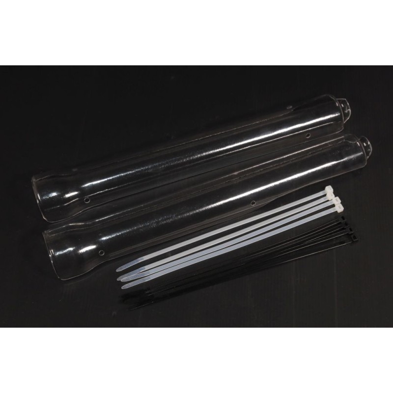 Protection fourche plastique courte VERTIGO Tech transparente