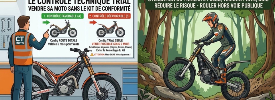 Vendre sa moto de trial : Le Contrôle Technique expliqué en toute simplicité !