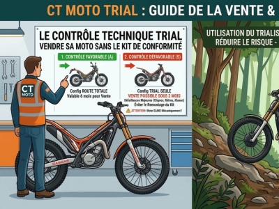 Vendre sa moto de trial : Le Contrôle Technique expliqué en toute simplicité !